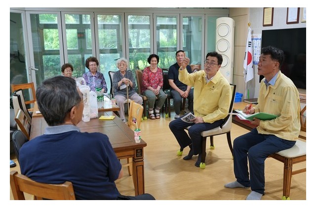 최원용 평택시장, 폭염 대응 현장점검 실시